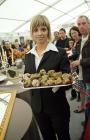  Fair hostess shows truffles